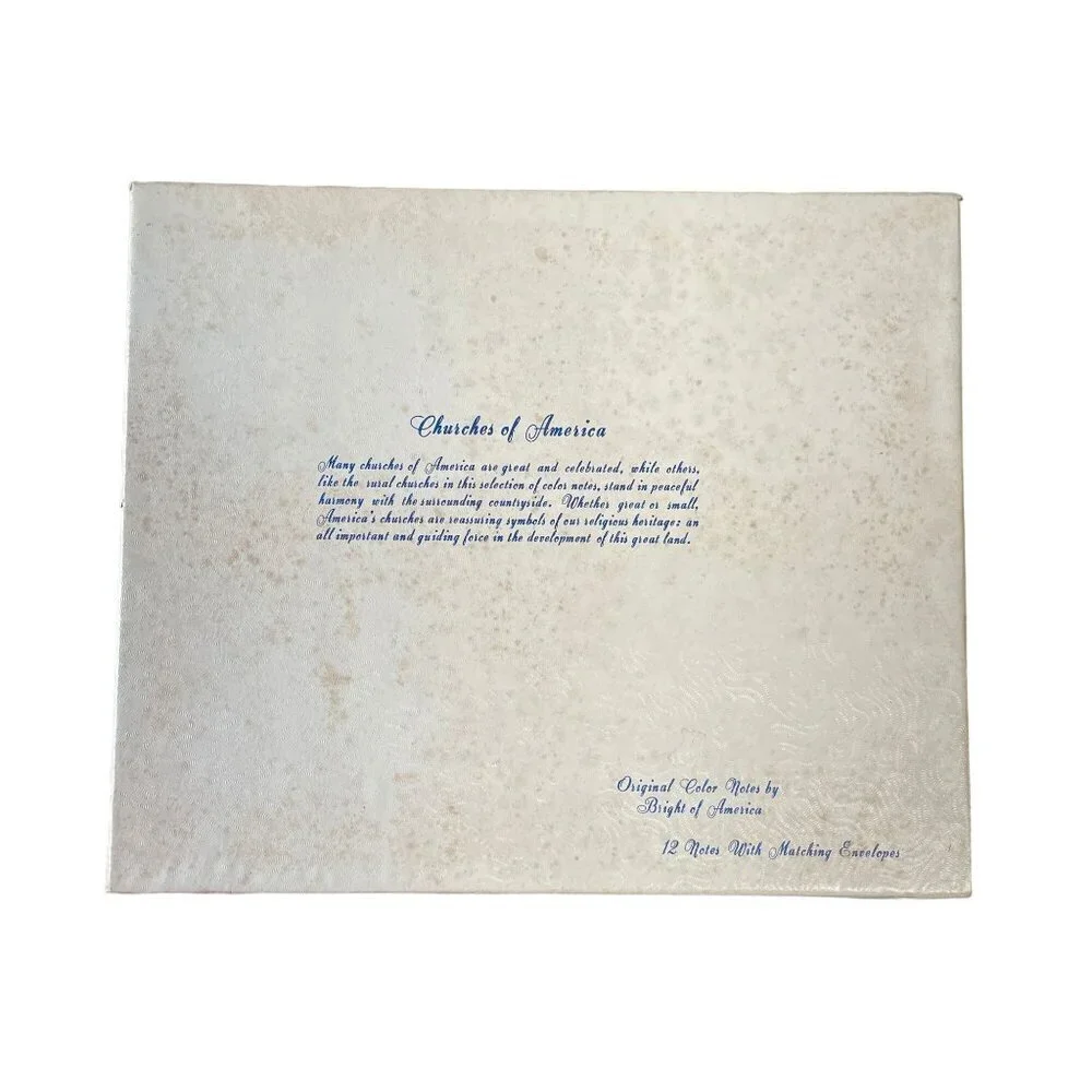 Original Color Notes Of America‎ 12 Blank Notes with Matching Envelopes